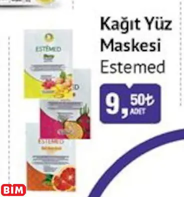 ESTEMED KAĞIT YÜZ MASKESİ